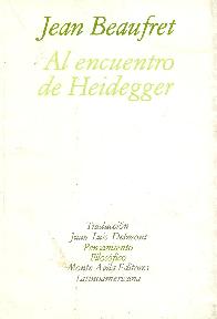 Al encuentro de Heidegger