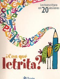 Con que letrita?