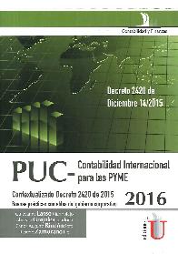 PUC Contabilidad internacional para las PYME 2016