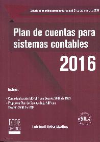 Plan de cuentas para sistemas contables 2016