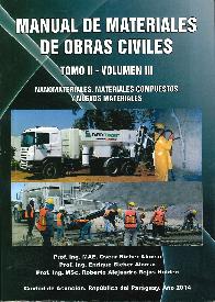 Manual de Materiales de Obras Civiles - Tomo II Volumen III