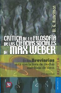 Crtica de la Filosofa de las Ciencias Sociales de Max Weber