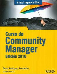 Curso de Community Manager Manual Imprescindible