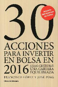 30 acciones para invertir en la bolsa en 2016