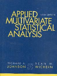 Applied multivariate statistical analysis