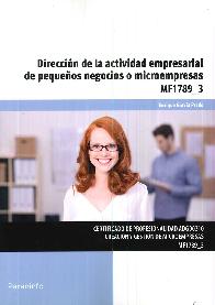 Direccin de la actividad empresarial de pequeos negocios o microempresas