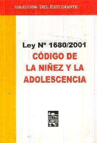 Ley N 1680/2001 Cdigo de la Niez y la Adolescencia