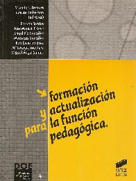 Formacin y actualizacin  para la funcin pedaggica