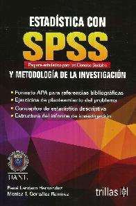 Estadstica con SPSS y metodologa de la investigacin