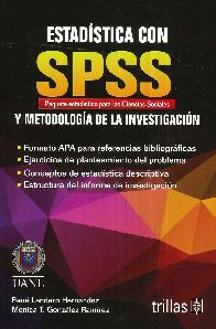 Estadstica con SPSS y metodologa de la investigacin