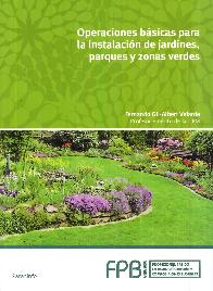 Opreraciones bsicas para la instalacin de jardines, parques y zonas verdes