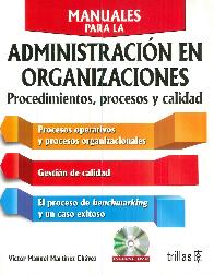 Manuales para la Administracin en Organizaciones