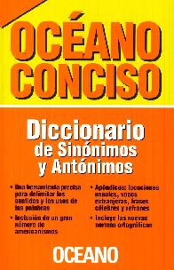 Diccionario de Sinnimos y Antnimos Ocano Conciso