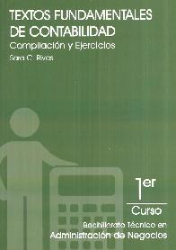 Textos Fundamentales de Contabilidad 1 Curso