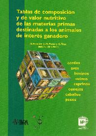 Tabla de composicion y de valor nutritivo de las materias primas destinadas a los animales