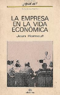 La empresa en la vida economica
