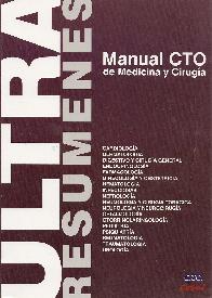 Ultra REsumenes Manual CTO de Medicina y Cirugia