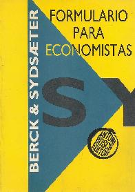 Formulario para economistas