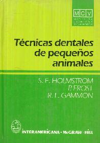 Tecnicas  dentales en pequeos animales
