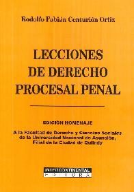 Lecciones de Derecho Procesal Penal