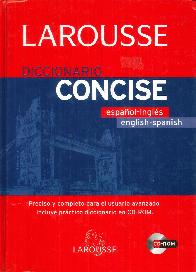 Larousse Diccionario Concise Espaol Ingles English Spanish CD