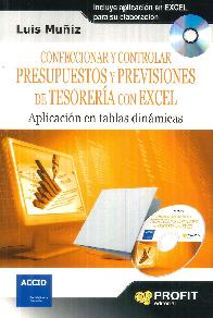 Confeccionar y controlar presupuestos y previsiones de tesorera con excel