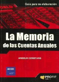 La memoria de las cuentas anuales