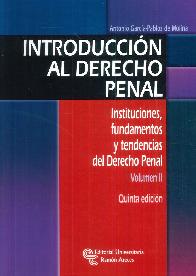 Introduccin al derecho penal. 2 Tomos