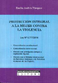 Proteccin Integral a la Mujer contra la Violencia Ley 5777/2016