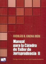 Manual para la Ctedra de Taller de Jurisprudencia II