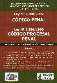 Ley 1160/1997 Cdigo Penal Ley 1286/1998 Cdigo Procesal Penal Tapa Blanda