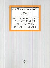 Notas, ejercicios y materiales de derecho penal romano