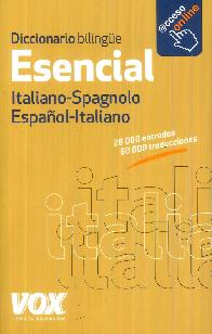Diccionario Bilinge Esencial Italiano Spagnolo Espaol Italiano