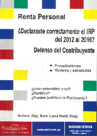 Renta Personal  Defensa del Contribuyente