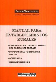 Manual para establecimientos rurales