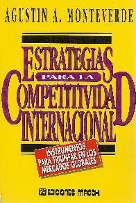Estrategia para la competitividad internacional