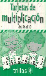 Tarjetas de Multipicacin del 0 al 10