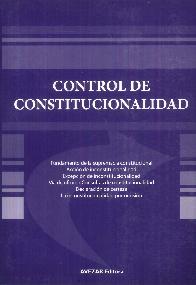 Control de constitucionalidad