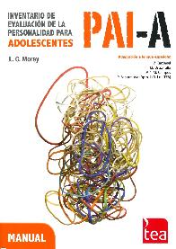 PAI-A Inventario de Evaluacin de la Personalidad para Adolescentes