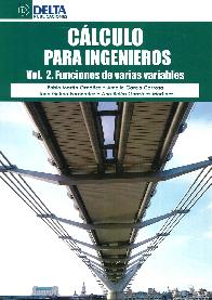 Clculo para ingenieros Vol 2 Funciones de varias variables