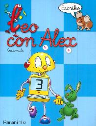 Leo con Alex. Escritura 3. Cuadrcula Educacin Infantil