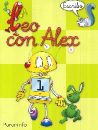 Leo con Alex. Escritura 1. Pauta Educacin Infantil