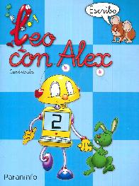 Leo con Alex. Escritura 2. Cuadrcula Educacin Infantil