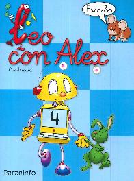Leo con Alex. Escritura 4. Cuadrcula Educacin Infantil