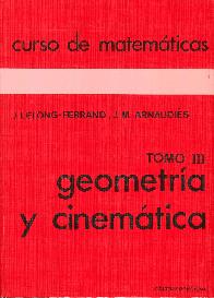 Curso de Matemticas Tomo III Geometra y Cinemtica