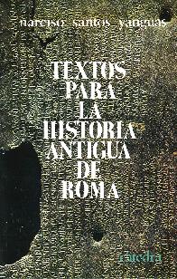 Textos para la Historia Antigua de Roma