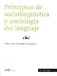 Principios de Sociolingstica y Sociologa del Lenguaje