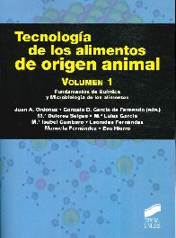 Tecnologa de los Alimentos de Origen Animal Vol I