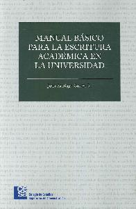 Manual Bsico para la Escritura Acadmica en la Universidad