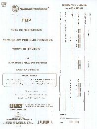 HMP - Test de Habilidades Mentales Primarias - Perfiles + Hoja de Respuesta